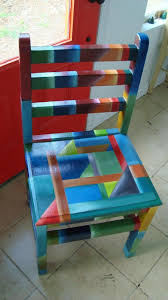 Colorful Chair Whimsical Furniture Painted Chair Whimsical Painted Furniture