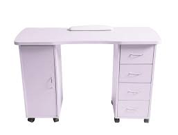 Barberpub Purple Manicure Nail Table Station Desk Spa Beauty Salon Shampoo Equipment 600 0 Beauty Salon Equipment Purple Manicure Salon Equipment