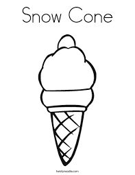 Read kristen welker's heartfelt letter to her daughter about surrogacy, infertility sections show more fol. Snow Cone Coloring Page Twisty Noodle