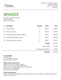 Sesuai dengan namanya, invoice word dibuat dengan menggunakan aplikasi microsoft word yang hingga saat ini telah umum digunakan untuk berbagai. 19 Blank Invoice Templates Microsoft Word Hloom