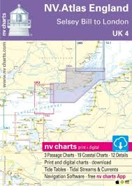 Nv Chart Atlas Uk4 Selsey Bill To London Todd Navigation