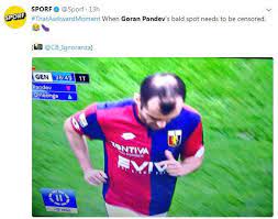 Or is it just a cool look rediscovered by a new generation? Goran Pandev S Hair Brutally Trolled As Genoa Man S Bald Patch Resembles The Shape Of A Penis