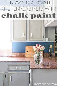 (although chalk paint can be used for making chalk boards, so the distinction gets a little fuzzy.) sanding a piece of furniture (or cabinets) before painting is about much more than just giving that those are the reasons i don't use chalk paint. How To Paint A Kitchen With Chalk Paint Maison De Pax