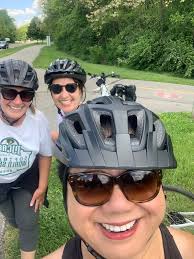 Biking in the country near MCT Trails