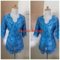 Jual berbagai macam kebaya bordir handmade desain modern: Jual Kebaya Leher V Model Desain Terbaru Harga August 2021