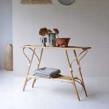 Perfect for all your little plants, books and curiosities. Tikamoon Marius Rattan Console Table