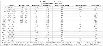 40 Disclosed Size Chart For Big And Tall