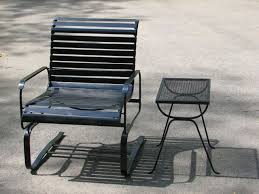 2010 04 12 Rocker After Patio Furniture Makeover Outdoor Furniture Makeover Patio Chairs Makeover