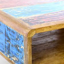 Salesfever couchtisch, tischplatte in marmoroptik. Divero Couchtisch Tv Tisch Beistelltisch Mobel Unikat Boots Holz Recycelt