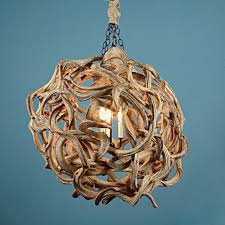 Driftwood Ball Chandelier Id Lights