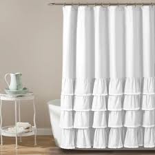72 X72 Ella Lace Ruffle Shower Curtain Lush Decor Target Ruffle Shower Curtains Lace Shower Curtains Shabby Chic Bathroom