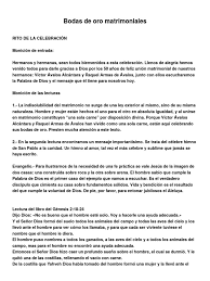 La renovación de los votos matrimoniales es una celebración especial para una pareja de casados. Bodas De Oro Matrimoni Bendicion Oracion