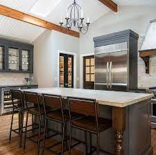 At us kitchen cabinet mall we use only the finest quality wood stains and finishes from sherwin williams industrial wood division and their partners it is recommended for use over white, pickled, and light color stains where good resistance to yellowing is required. Industrial Farmhouse Interiors For A Family Of 5 Home Bunch Interior Design Ideas