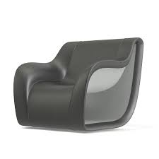 The cushions are made from beautiful black leather, and there is a beautiful black iron frame that surrounds the chair. Grey And White Modern Armchair 3d Model Cgaxis 3d Models Store
