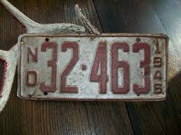 Check spelling or type a new query. Vintage 1946 North Dakota License Plate License Plate Car License Plates Car Plates