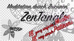 Zentangle Fur Anfanger 18 Einfache Muster Ideen Meditation Zeichnen Youtube