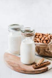 Homemade Almond Milk With Cinnamon Wholesome Patisserie Recipe Homemade Almond Milk Make Almond Milk Almond Milk