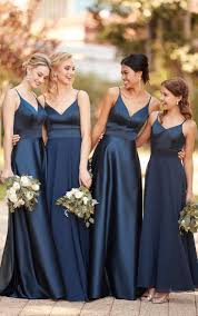 Elegantly Classic Sorella Vita Bridesmaids Dresses For The Modern Maid Modwedding Satin Bridesmaid Dresses Navy Bridesmaid Dresses Sorella Vita Bridesmaid Dresses