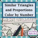 Coloring will allow your child to be comfortable and be relaxed thus, children will be able to color the shapes and different figures or pictures anyway they will like. Similar Triangles Color Worksheets Teaching Resources Tpt