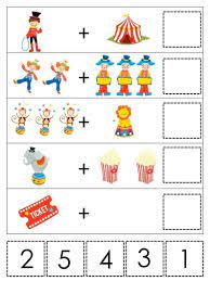 30 Circus Games Download Games And Activities In Pdf Files Etsy In 2021 Math Addition Games Circus Game Preschool Games
