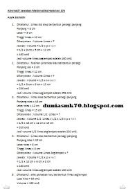 Jawaban soal matematika kelas 7 ayo kita berlatih 6 1 nomor 1 5 uraian. Kunci Jawaban Buku Senang Belajar Matematika Kelas 5 Kurikulum 2013 Revisi 2018 Halaman 175 176 Dunia Smk