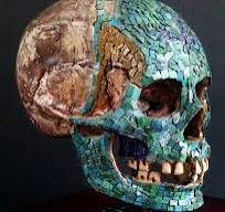 CALAVERA PRECOLOMBINA Cultura Mixteca Escultura