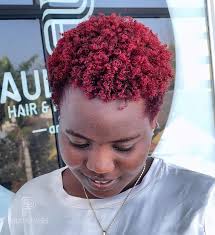 Curls dipped in red. #paulstyles