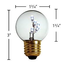 Led Warm White G16 5 E 27 Base Decorative Bitsy Bulb Pack 25 Bulbs 203ledbitm165ww Warm White Bulb Led