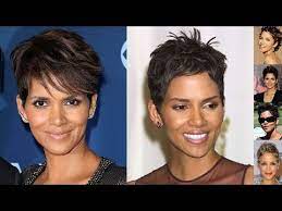 Halle berry classy copper bob haircut. 24 Curly Pixie Haircuts And Hair Ideas From Halle Berry Short Hairstyles Youtube