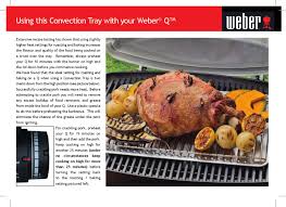 Grilling meat reduces the fat because it drips out while you cook. Using The Convection Tray With Your Weber Q By R Mcdonald Weber Issuu