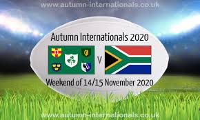 Ireland scored flurry of late tries to put gloss on muscular performance. Ireland V South Africa Autumn International 14 15 Nov 2020