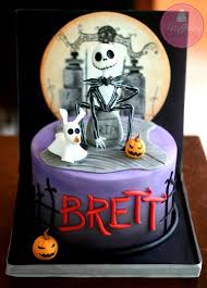 Jack nightmare before christmas round edible icing image cake topper birthday decoration sugar sheet skellington sally halloween party 4.7 out of 5 stars 67 $8.14 $ 8. Gorgeous Jack Skellington Birthday Cake Spooky Cake Nightmare Before Christmas Cake Jack Skellington Cake