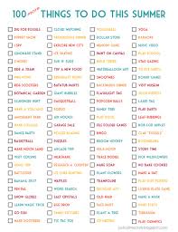 100 More Things To Do This Summer Honest To Nod Fun Summer Activities Summer Activities For Kids Summer Kids