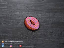 Donut Perles Hama Donut Perler Beads Perles Hama Perles A Tisser Perles Hama Kawaii