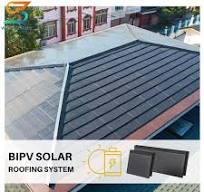 ‫بلاط سقف من زجاج الطاقة الشمسية Bipv من المصنع في الصين 95 واط/قطعة من  تيتان بلاط سقف للواجهات الشمسية للبناء‬‎