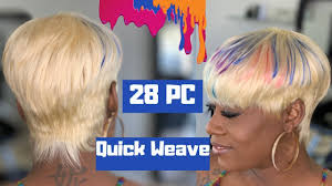 Just pull your blow dried hair into a bun, and add a small. 28 Piece Quick Weave Sensual Iremy How To Do A Short Quick Weave Youtube