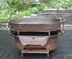 Birmingham Stove And Range Model 126 Bsr Sportsman Grill Plus Fryer History Grilling Sportsman Cast Iron
