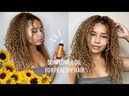 This oil works to restore, repair and strengthen hair with superstar oils like moringa and sunflower. Use Sunflower Oil To Get Long Hair Benefits Of Sunflower Oil On Curly Hair How I Use It Youtube