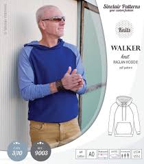 Walker classic raglan hoodie for men (PDF)