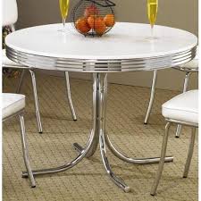 Amazon Com Retro Dining Table Chrome Metal 50s Kitchen Dinette Retro Dining Table Dining Table Kitchen Table Settings