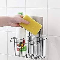 Kitchen sponge holder aiduy sink caddy brush soap dishwashing liquid drainer rack shop