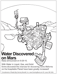 Some of the coloring page names are planet mars s ruimte project, mars twisty noodle, mars book click on the coloring page to open in a new widnow and print. Water Discovered On Mars Free Online Coloring Page Coloring Books