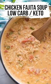 Whether you enjoy spicy mexican food or buttery comfort, you're bound to find the perfect chicken crockpot recipe here. Low Carb Chicken Fajita Soup Keto Friendly Kasey Trenum