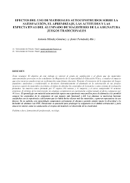 Encuentra tu decoración favorita y personaliza a tu antojo. Pdf Efectos Del Uso De Materiales Autoconstruidos Sobre La Satisfaccion El Aprendizaje Las Actitudes Y Las Expectativas Del Alumnado De Magisterio De La Asignatura Juegos Tradicionales Javier Fernandez Rio Academia Edu