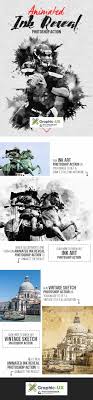 This will turn your image into black and white. Animated Ink Reveal Photoshop Action Free Graphicux