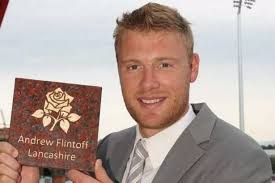 Freddie Flintoff buys a brick for Lancashire
