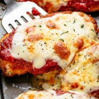 Chicken parmesan baked ziti is pure italian comfort food, chicken parmesan translated into a pasta casserole. The Best Crispy Chicken Parmesan Cafe Delites