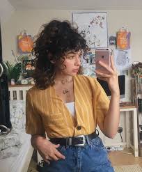 Aesthetic hairstyles for short curly hair. Pin By Catasphere28 On A Look Curly Hair Styles Short Hair Styles Womens Hairstyles