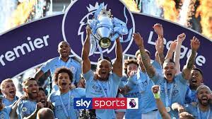Manchester city lift the premier league trophy after winning the 2018/19 title! Manchester City Lift The Premier League Trophy After Winning The 2018 19 Title Youtube