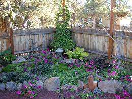 See more ideas about backyard landscaping, garden seating, backyard. Shade Gardens Can Be Beautiful These Petunias I Get At The Farm For 2 Pink Waves The Clematis Growing U Shade Garden Design Corner Landscaping Shade Garden